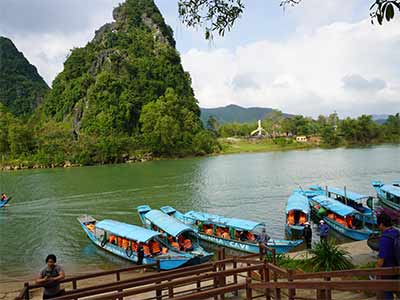 Mountains at Phong Nha Caves